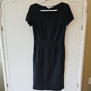Boden Black Midi Dress Timeless Elegance